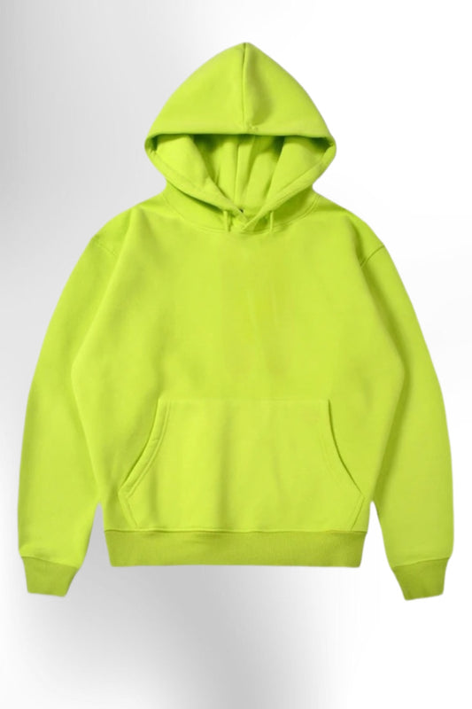 CUSTOM GRAPHIC HOODIE - Lime