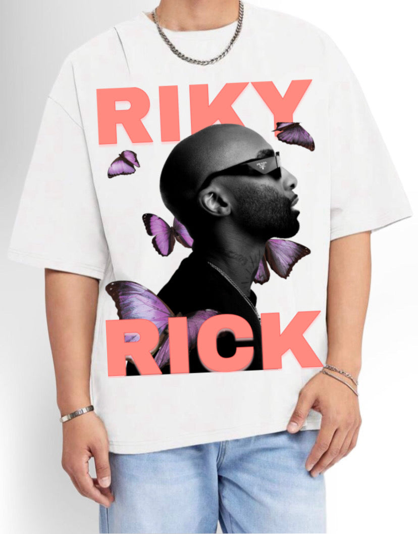 RIKY RICK BUTTERFLY OVERSIZED TEE