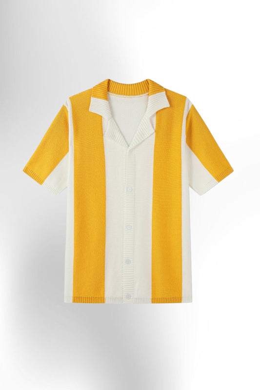 Men'S Casual Striped Knit Cardigan -