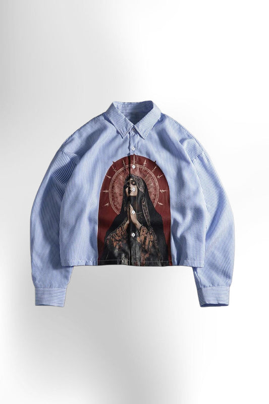 Men's Casual Long Sleeve Printed Shirt