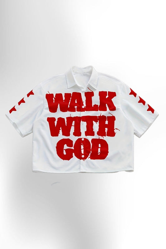 "Walk with God" Men’s Printed Shirt