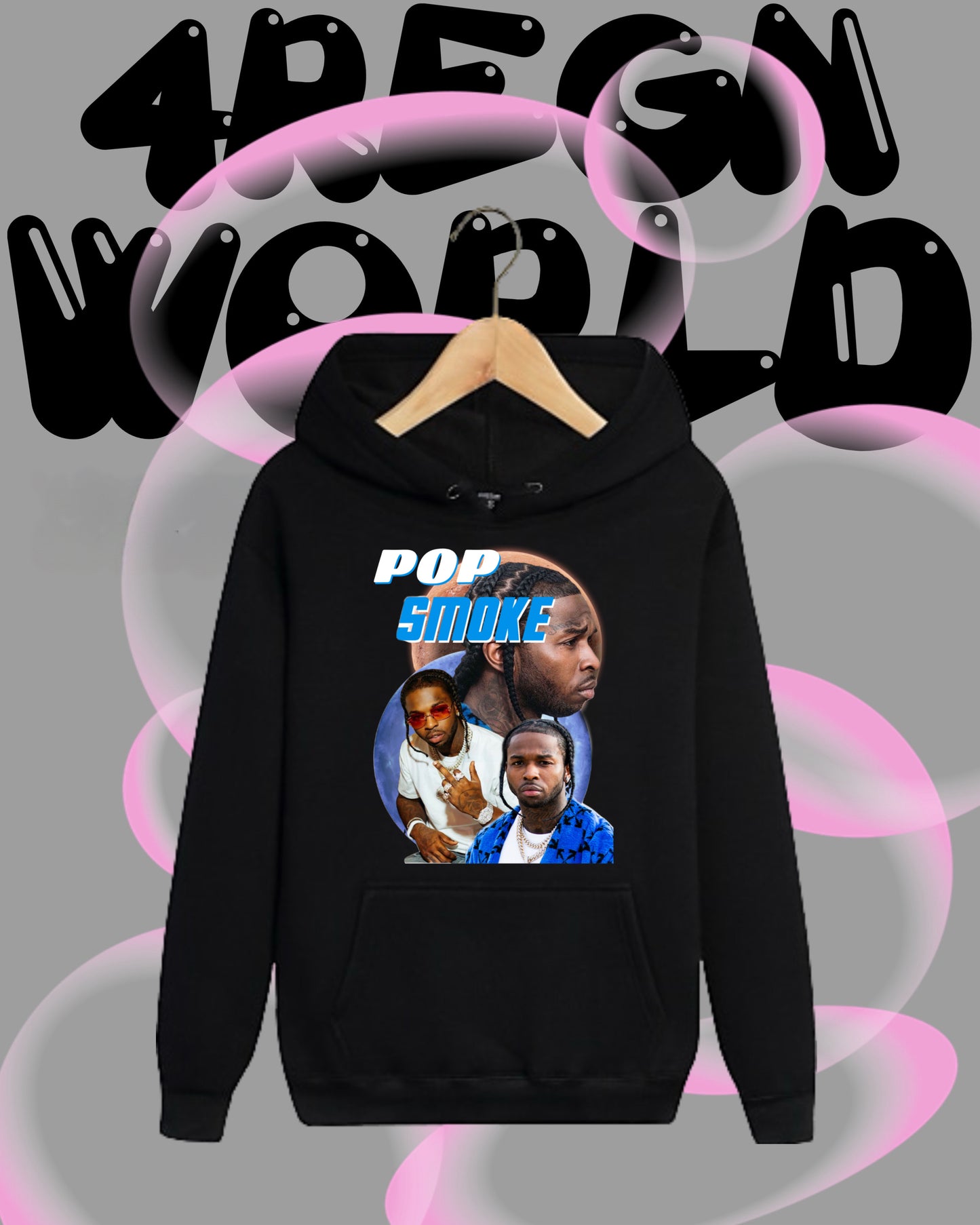 Graphic Hoodie Pop Smoke