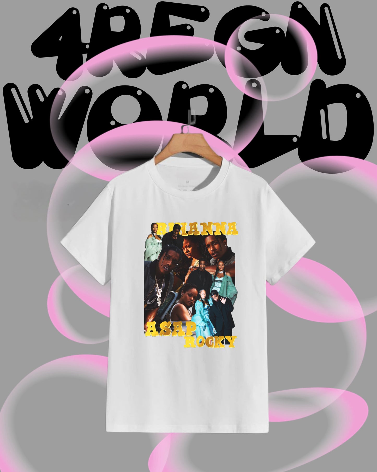 Graphic Tee Rihanna & Asap Rocky