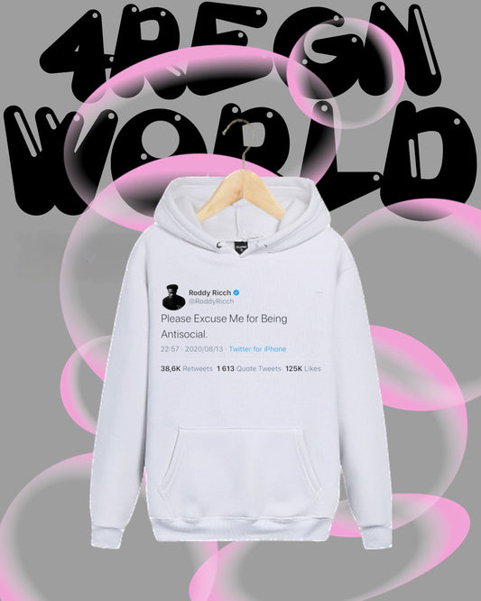 Graphic Hoodie Roddy Ricch Tweet