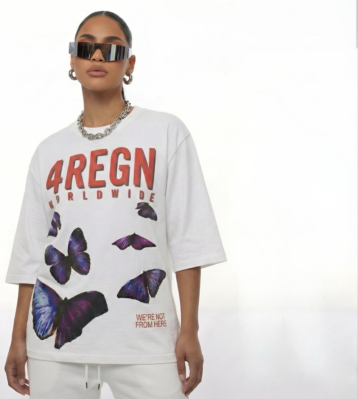 4REGN BUTTERFLY EFFECT OVERSIZED TEE