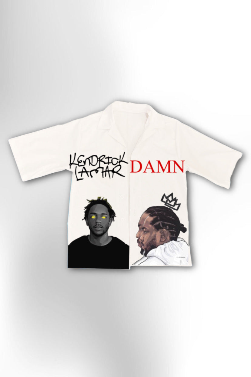 OVERSIZED KENDRICK LAMAR BUTTON SHIRT