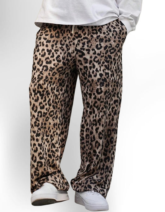Leopard Print Multi-Color Men's Pants