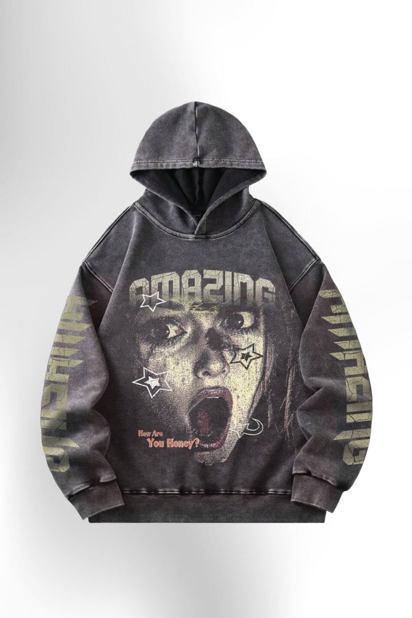 Men's Vintage Washed Hoodie