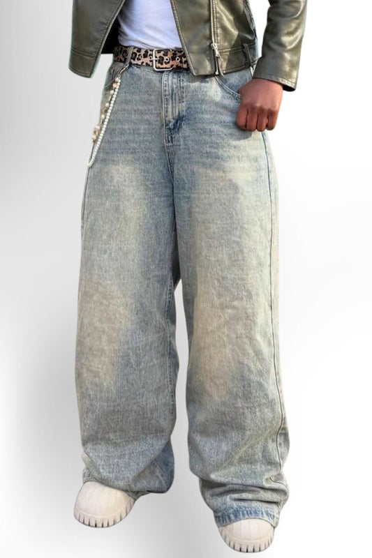 Men's Casual Loose Wide Leg Y2K Jeans
