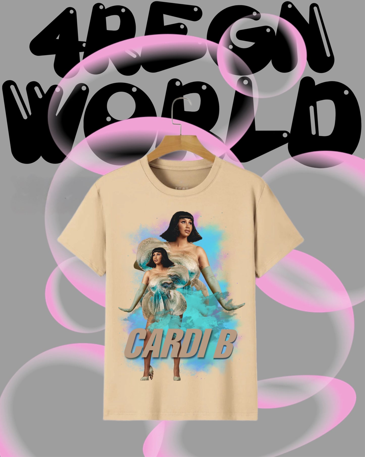 Graphic Tee New Edition Cardi B
