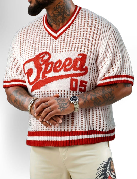 Speed 05 Graphic Knit Sweater