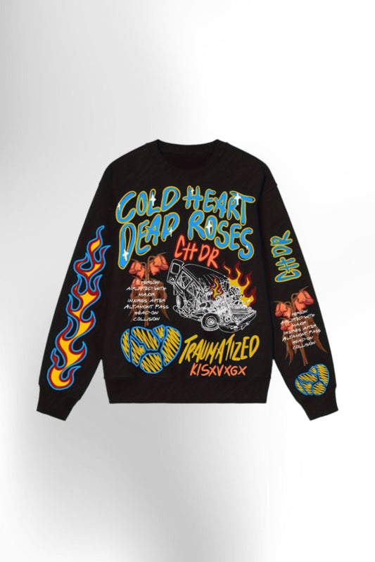 Graphic Crew Neck Sweatshirt