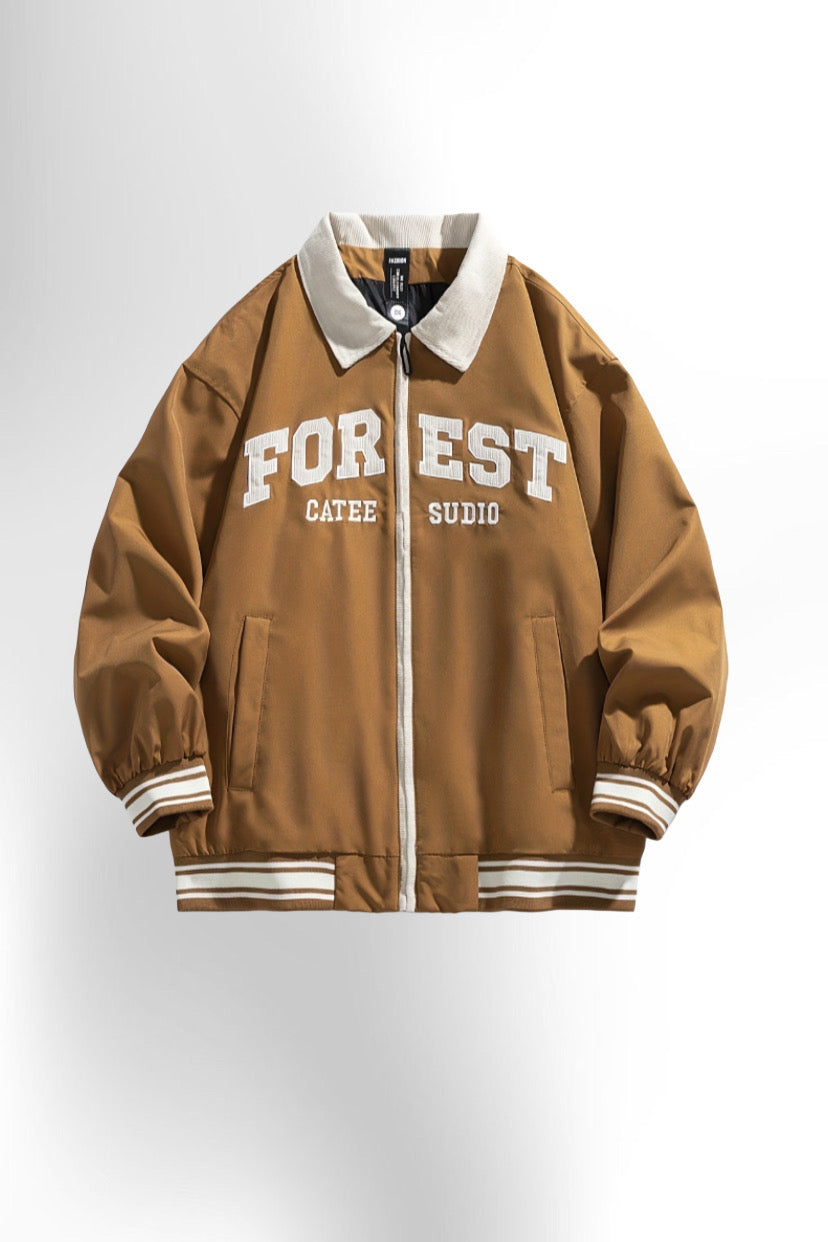 Embroidered Bomber Jacket