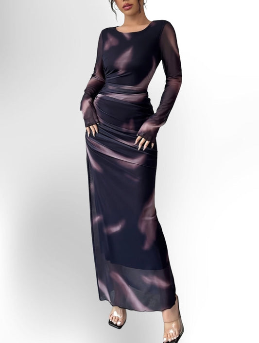 Women's Elegant Long Sleeve Dress