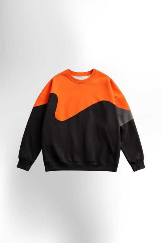 Men's Casual Colorblock Pullover Sweatshirt
