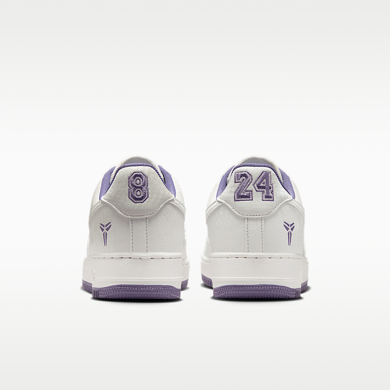 Nike Kobe Air Force 1 Low Men's Shoes Snakeskin Summit White