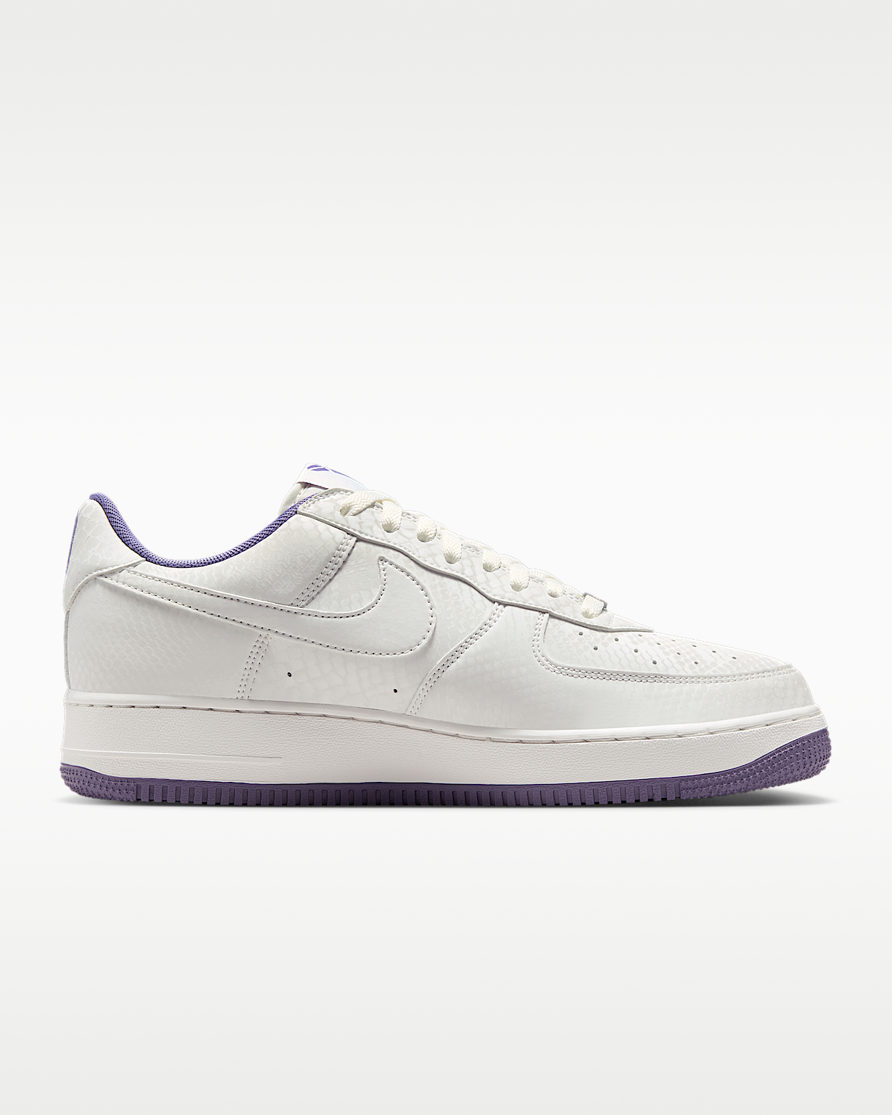 Nike Kobe Air Force 1 Low Men's Shoes Snakeskin Summit White