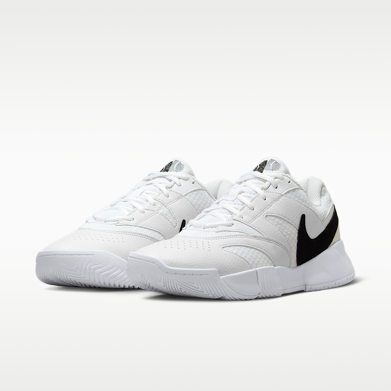 NikeCourt Lite 4 Men's Tennis Shoes White/Summit White/Black
