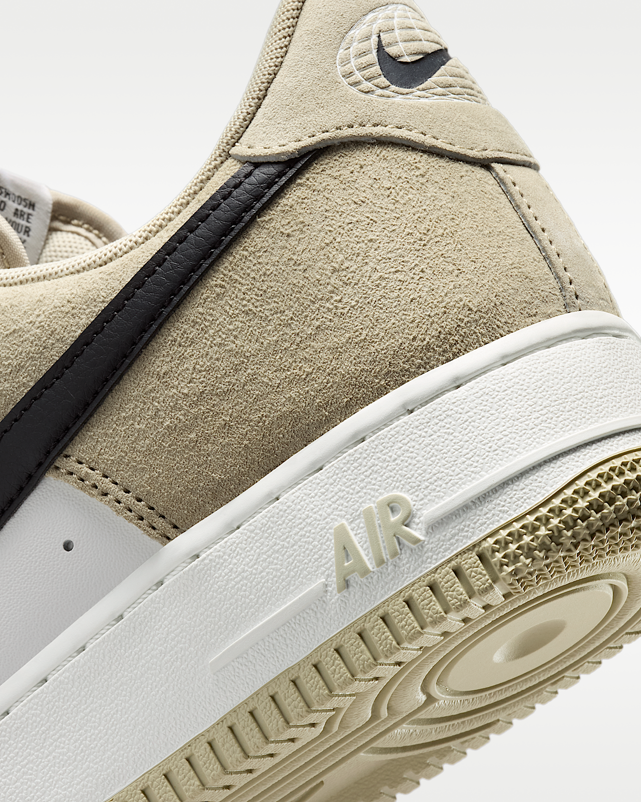 Nike Air Force 1 '07 LV8 Men's Shoes Summit White/Desert Khaki/Black