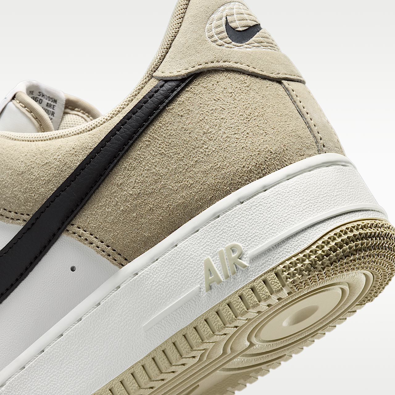 Nike Air Force 1 '07 LV8 Men's Shoes Summit White/Desert Khaki/Black