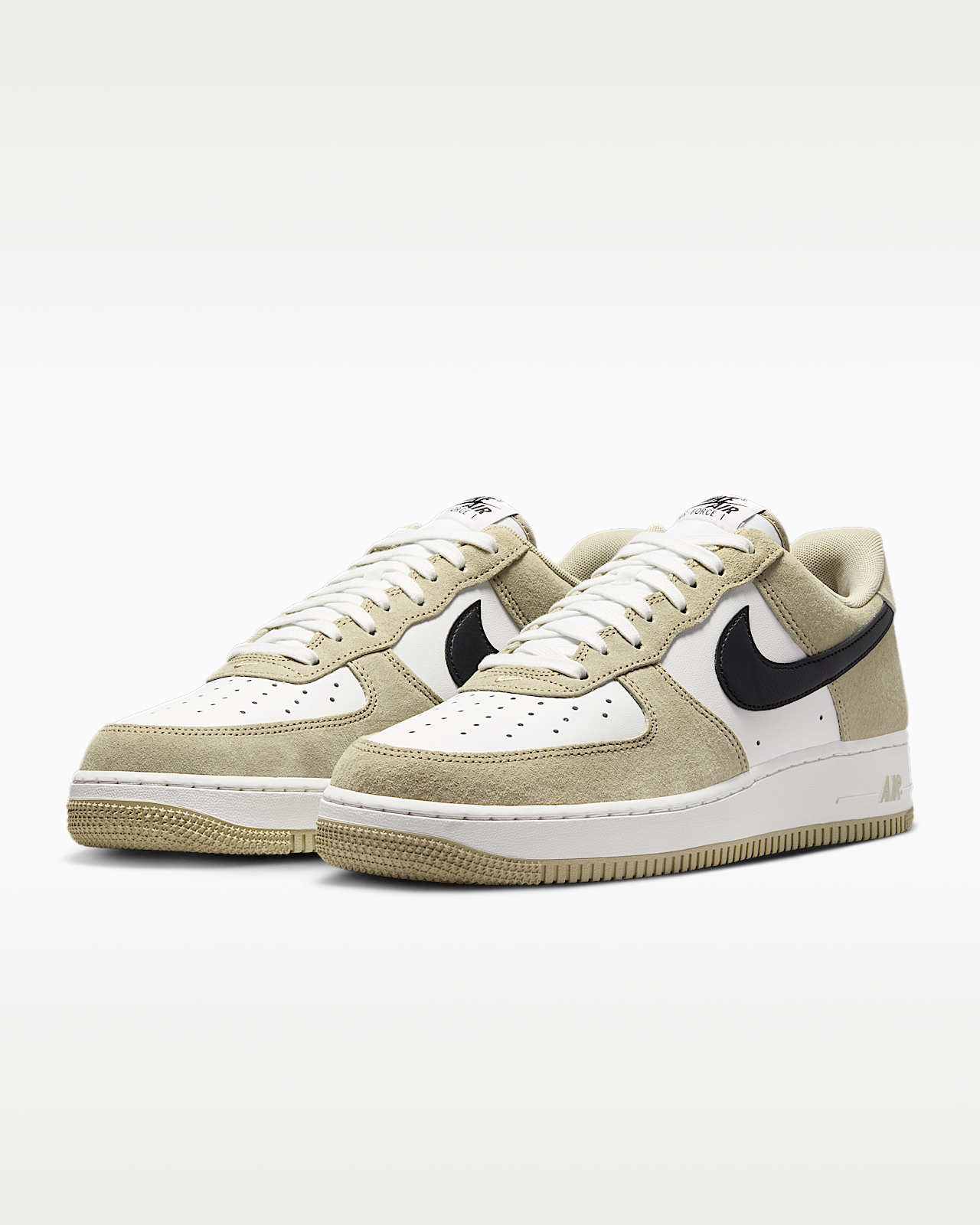 Nike Air Force 1 '07 LV8 Men's Shoes Summit White/Desert Khaki/Black
