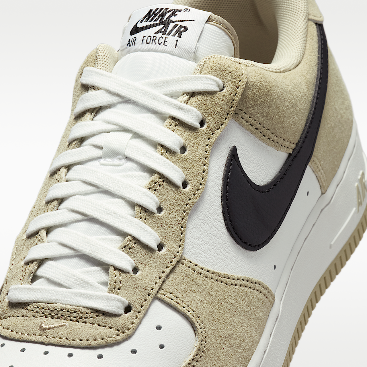 Nike Air Force 1 '07 LV8 Men's Shoes Summit White/Desert Khaki/Black