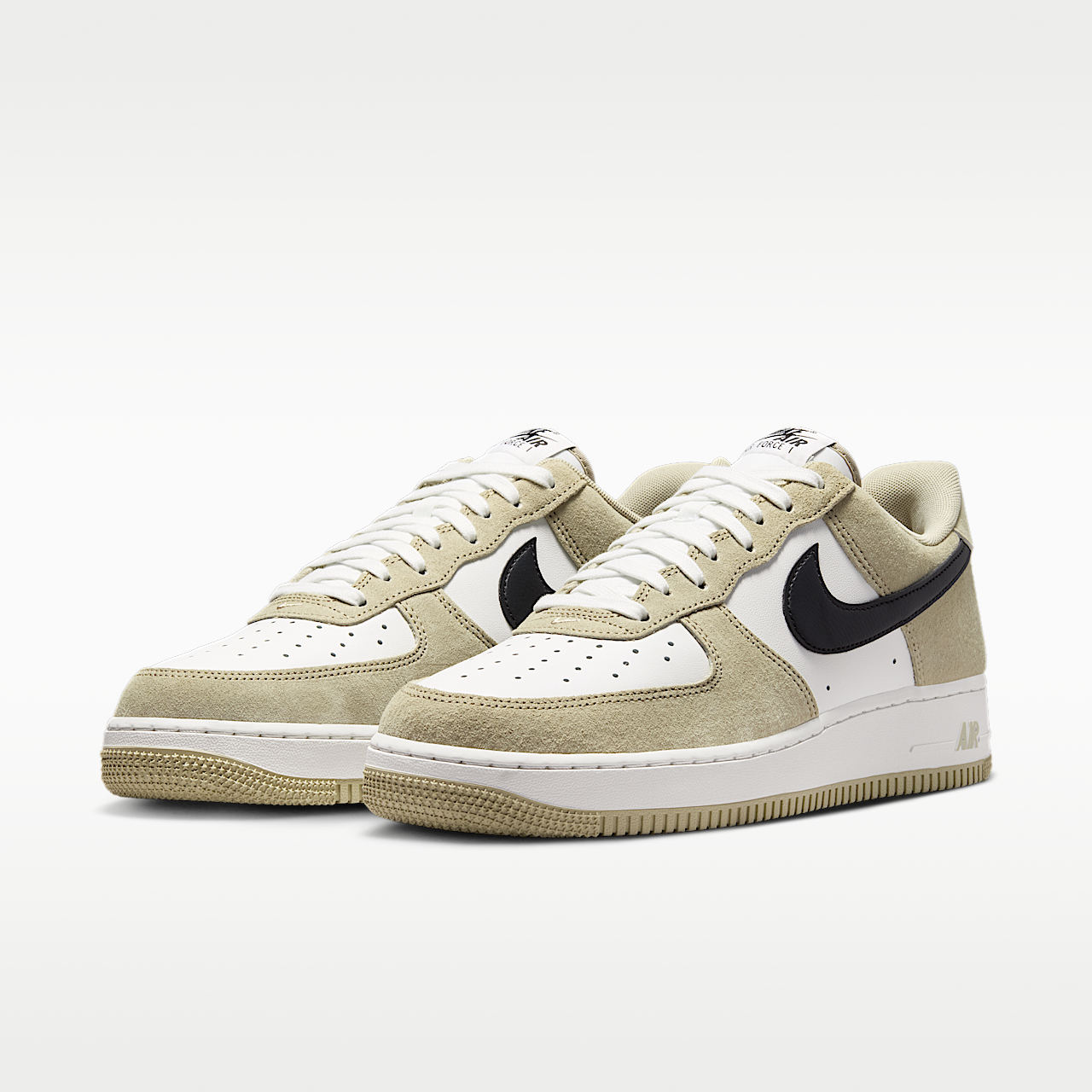 Nike Air Force 1 '07 LV8 Men's Shoes Summit White/Desert Khaki/Black