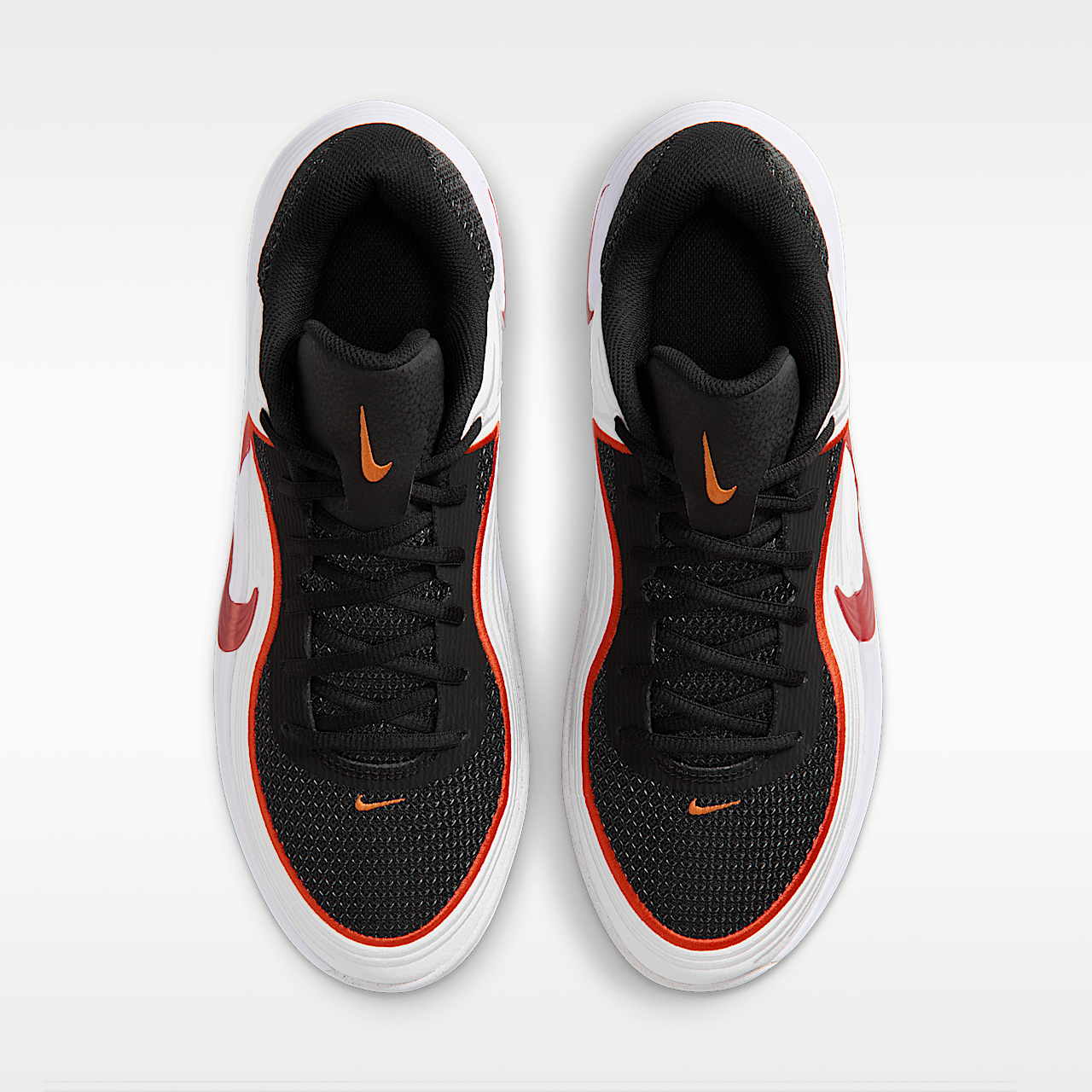 Nike Precision 8 Low Men's Basketball Shoes Black/White/Picante Red