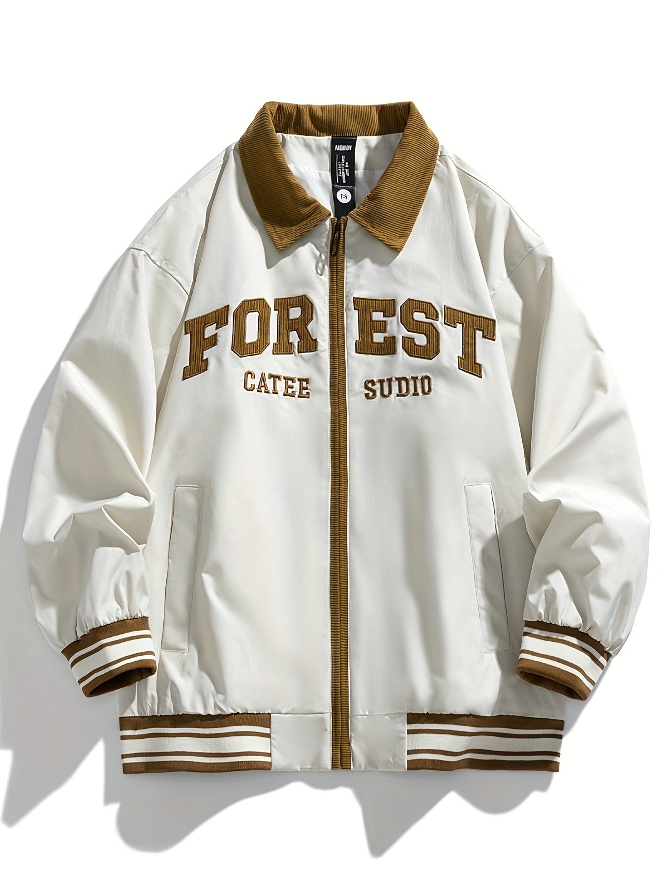 Embroidered Bomber Jacket