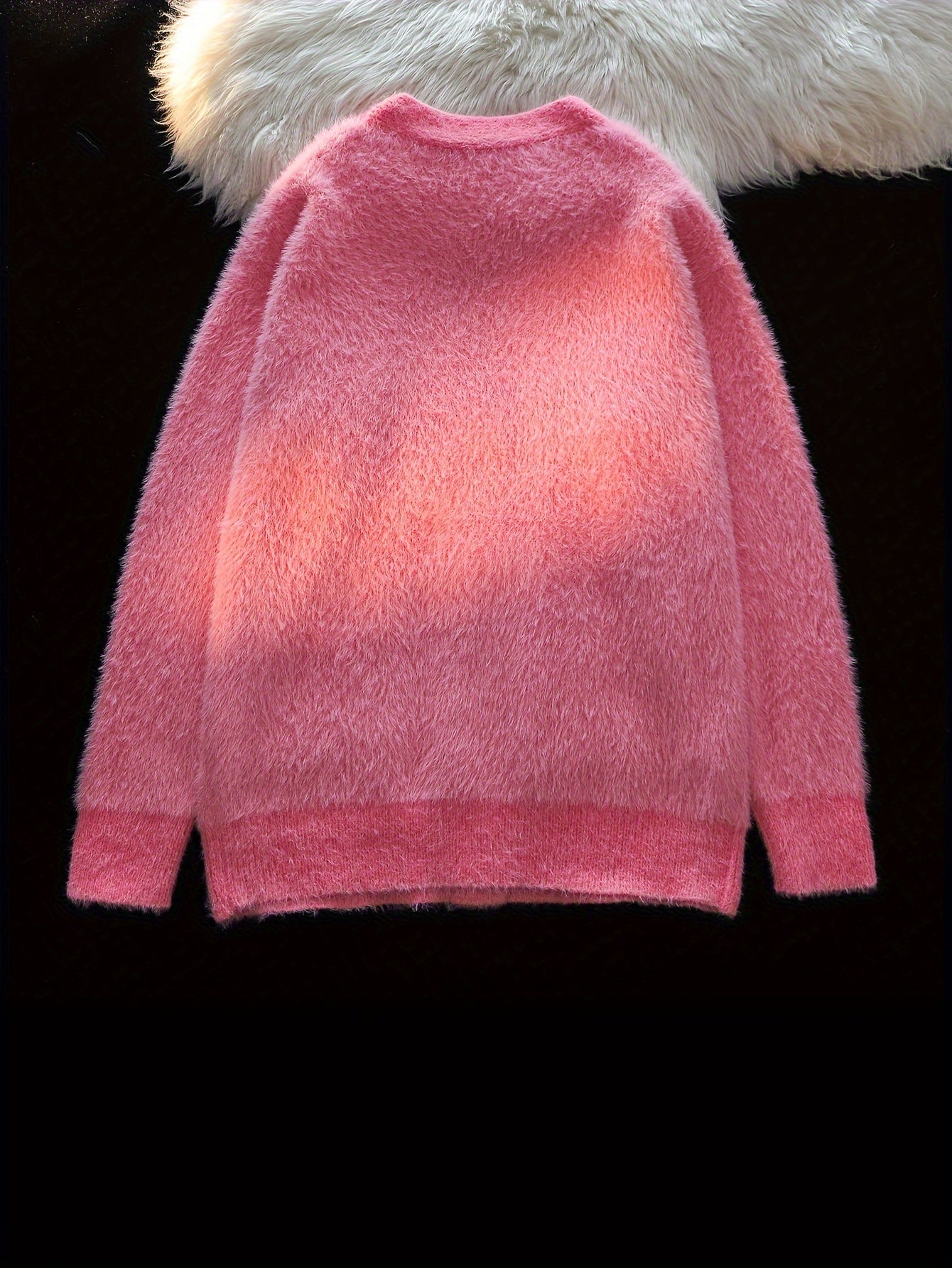 Retro Multi-color Soft Knitted V-neck Cardigan