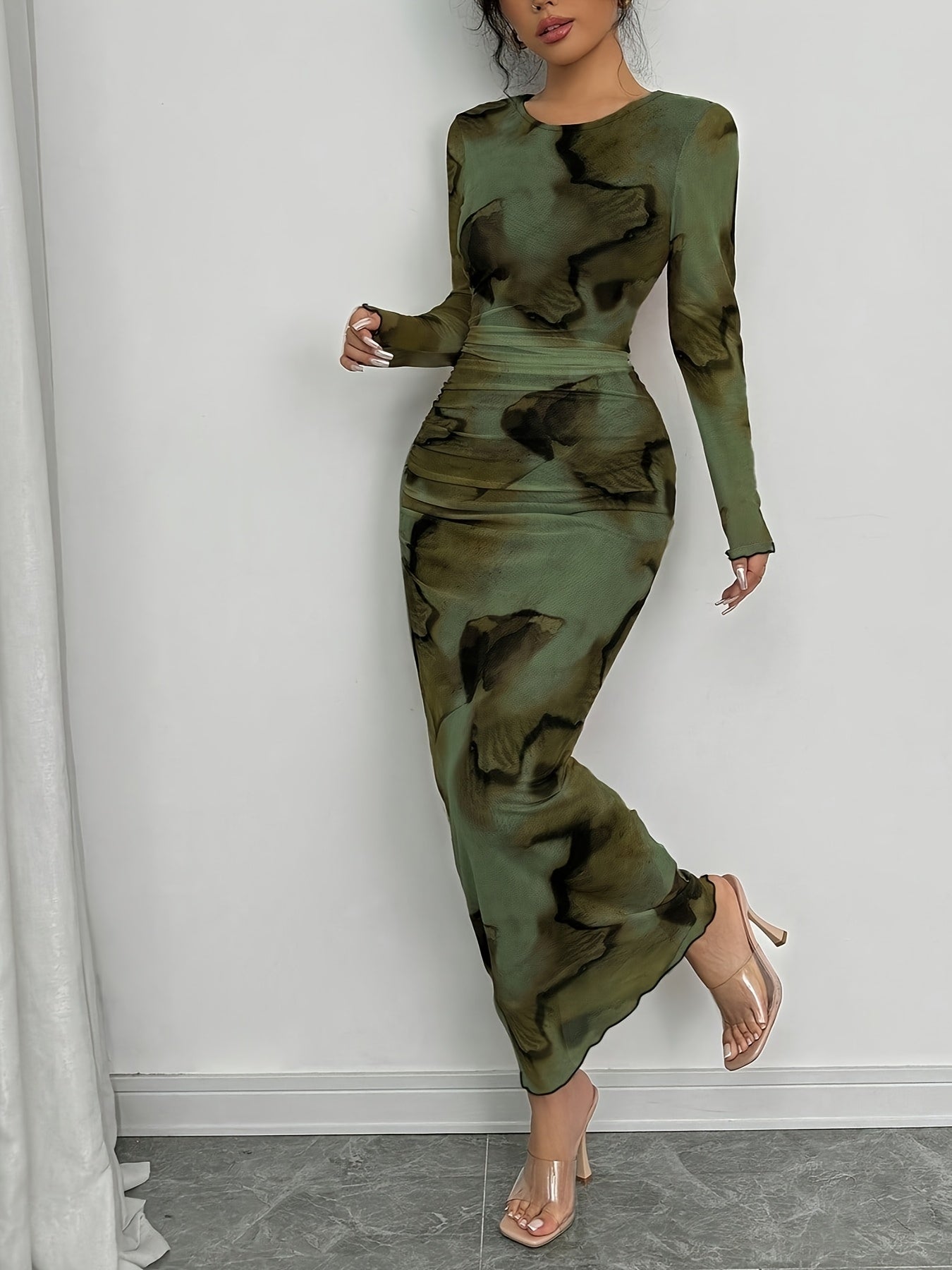 Women's Elegant Long Sleeve Dress