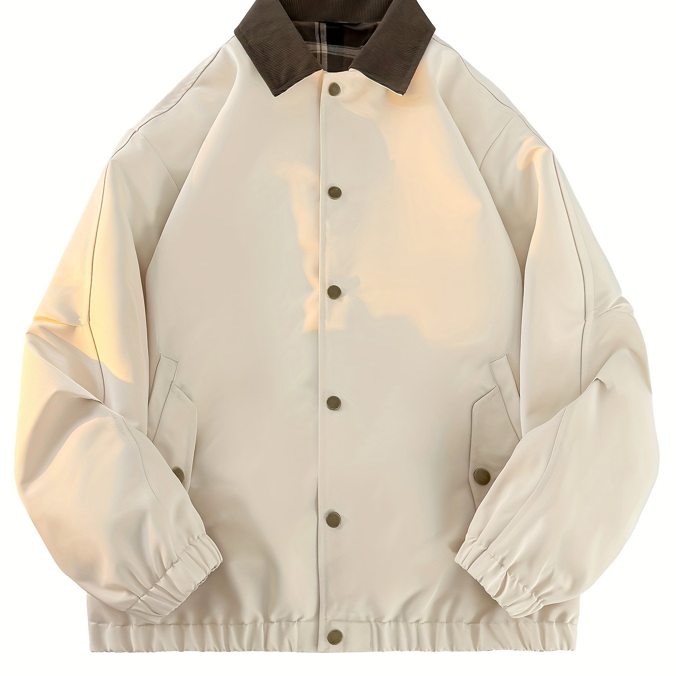 Vintage Turn-Collar Jacket