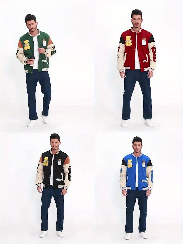 Casual Varsity Jacket
