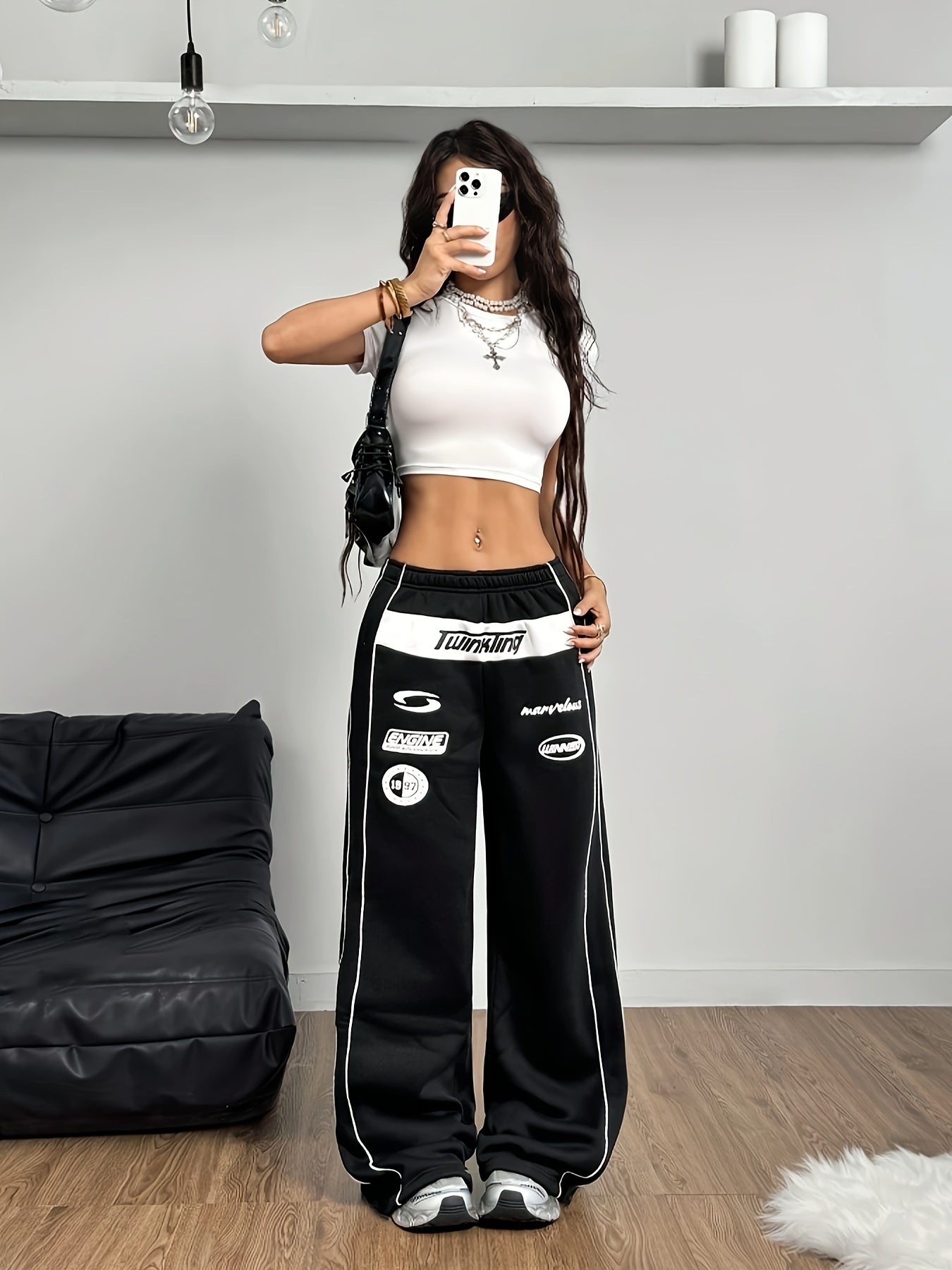 Women's Y2K Summer Wide-Leg Pants