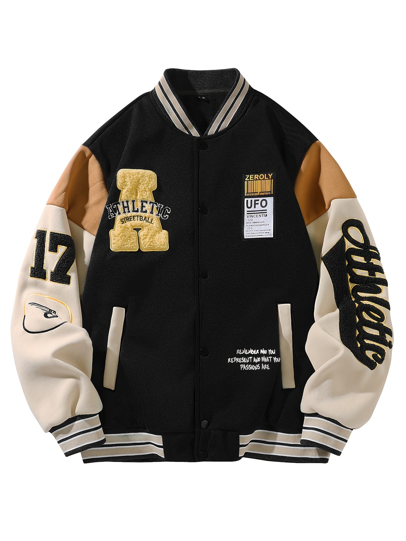 Casual Varsity Jacket