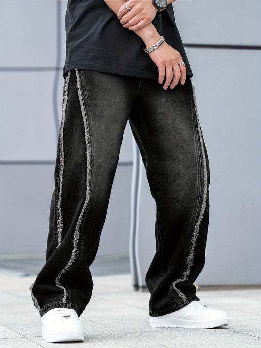 Loose Fit Wide Leg Jeans