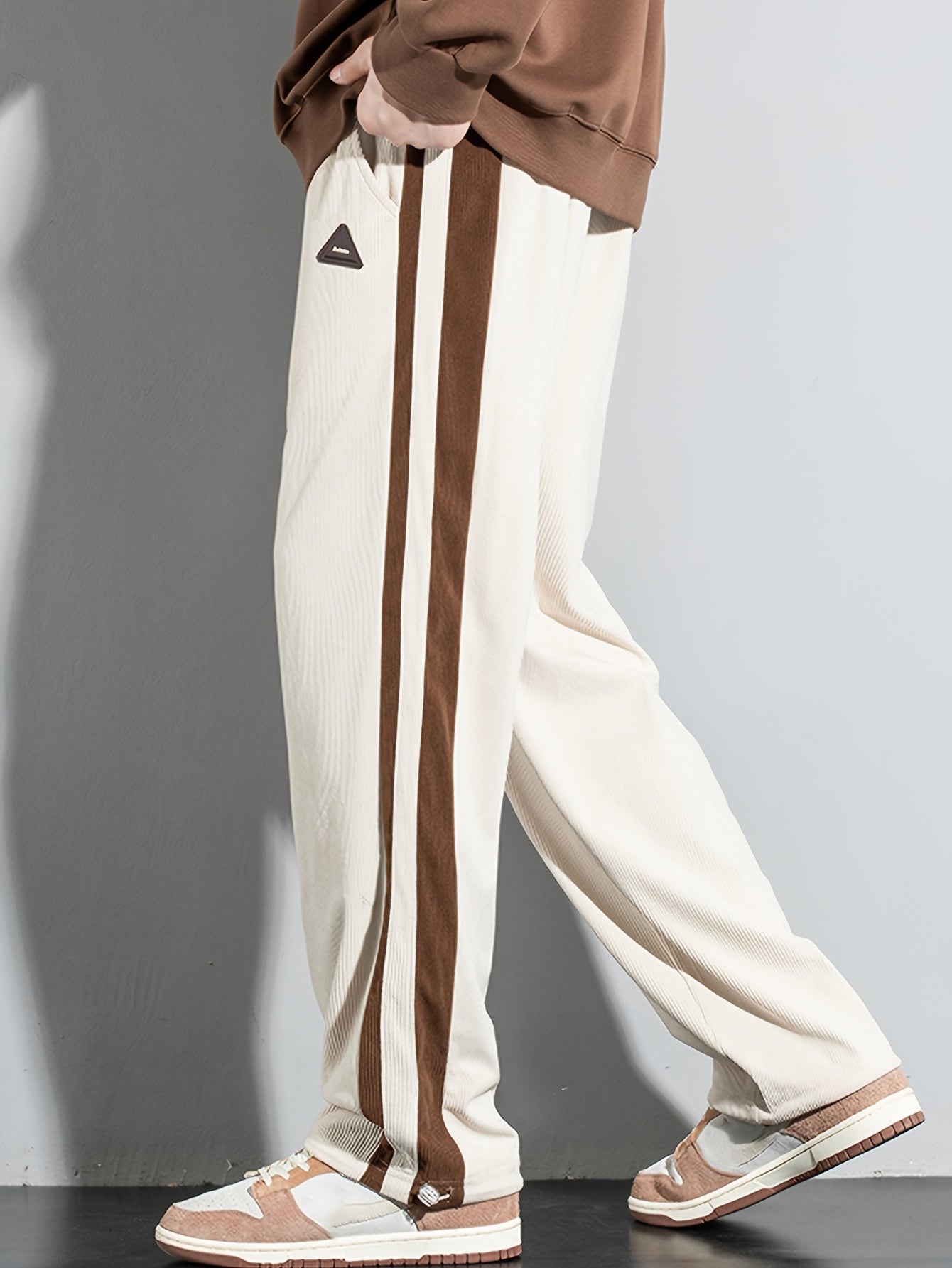 Corduroy-Textured Joggers