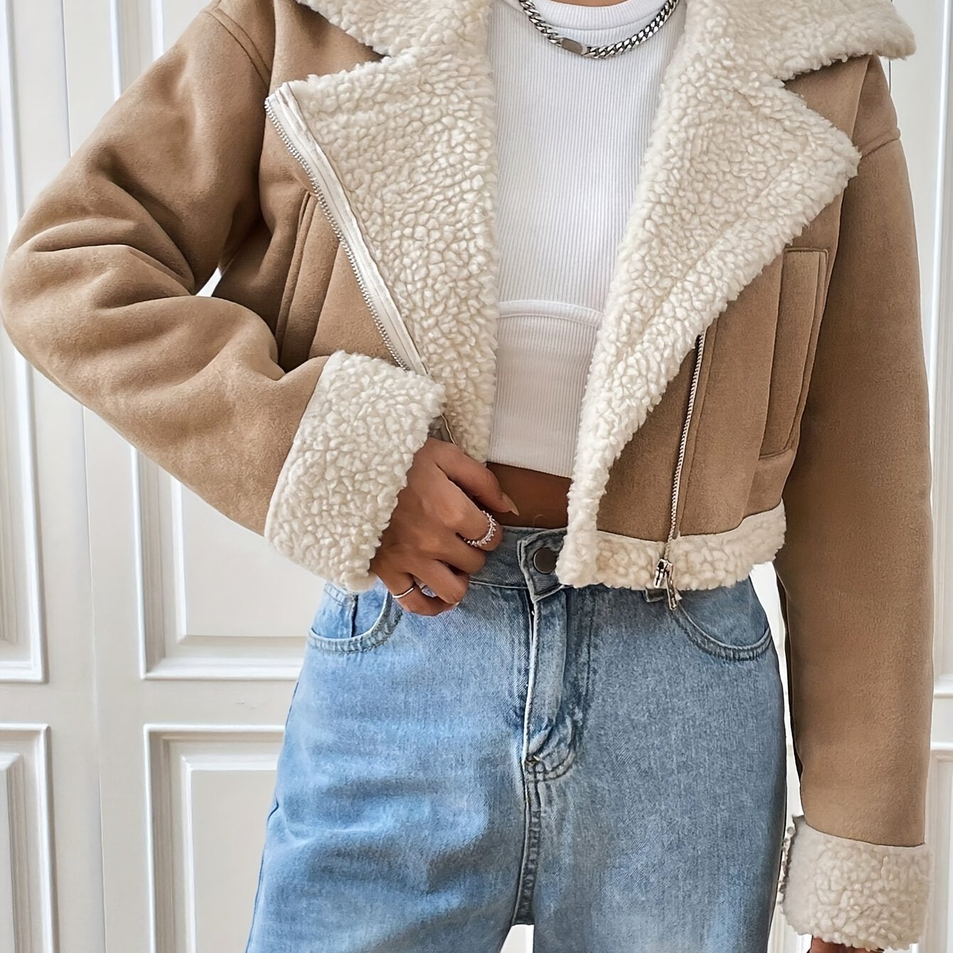 Women'S Faux Fur Jacket