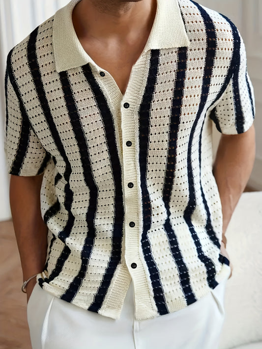 Men's Casual Knit Sweatshirt