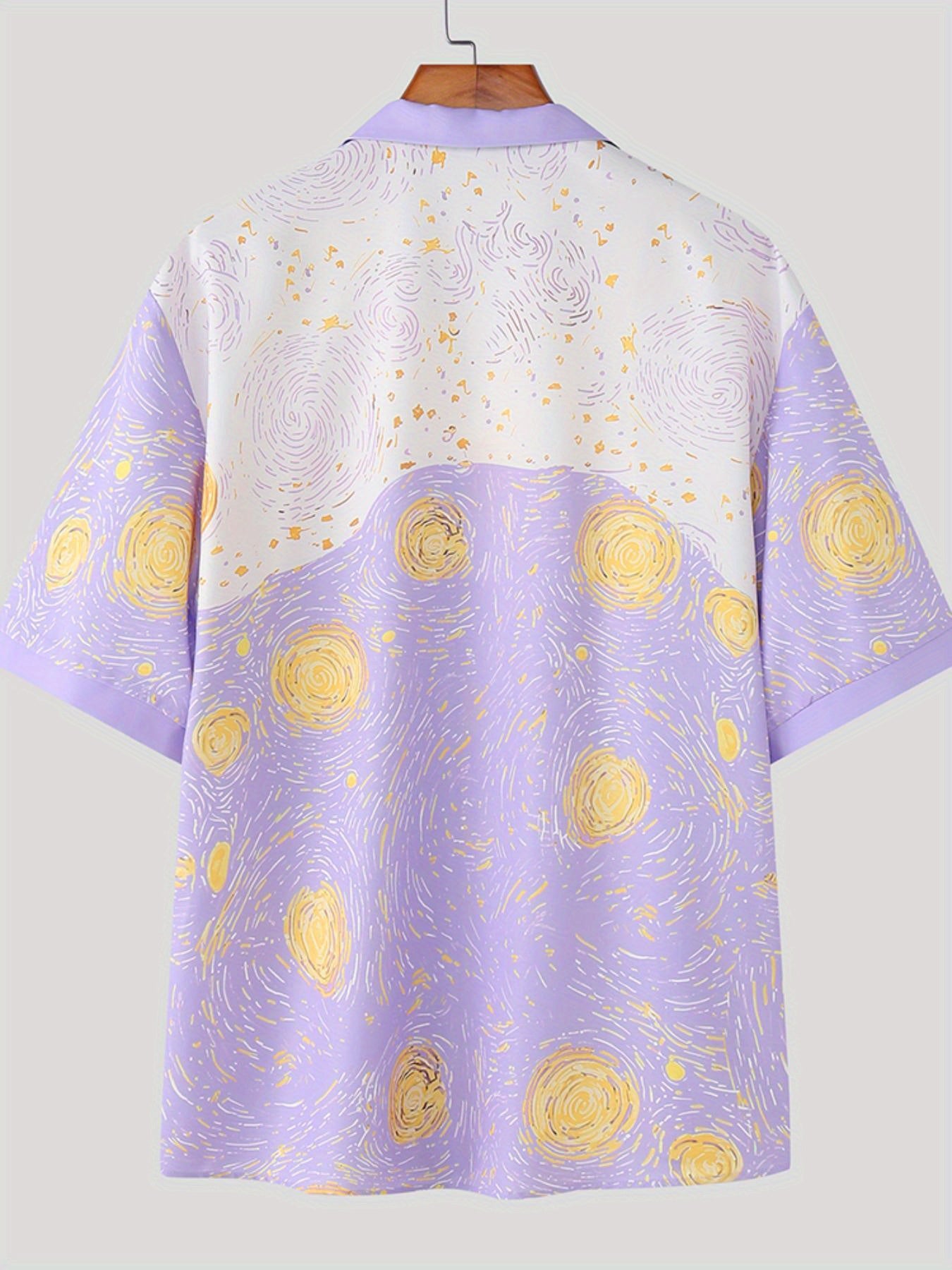 Men's Lapel Short Sleeve Shirt