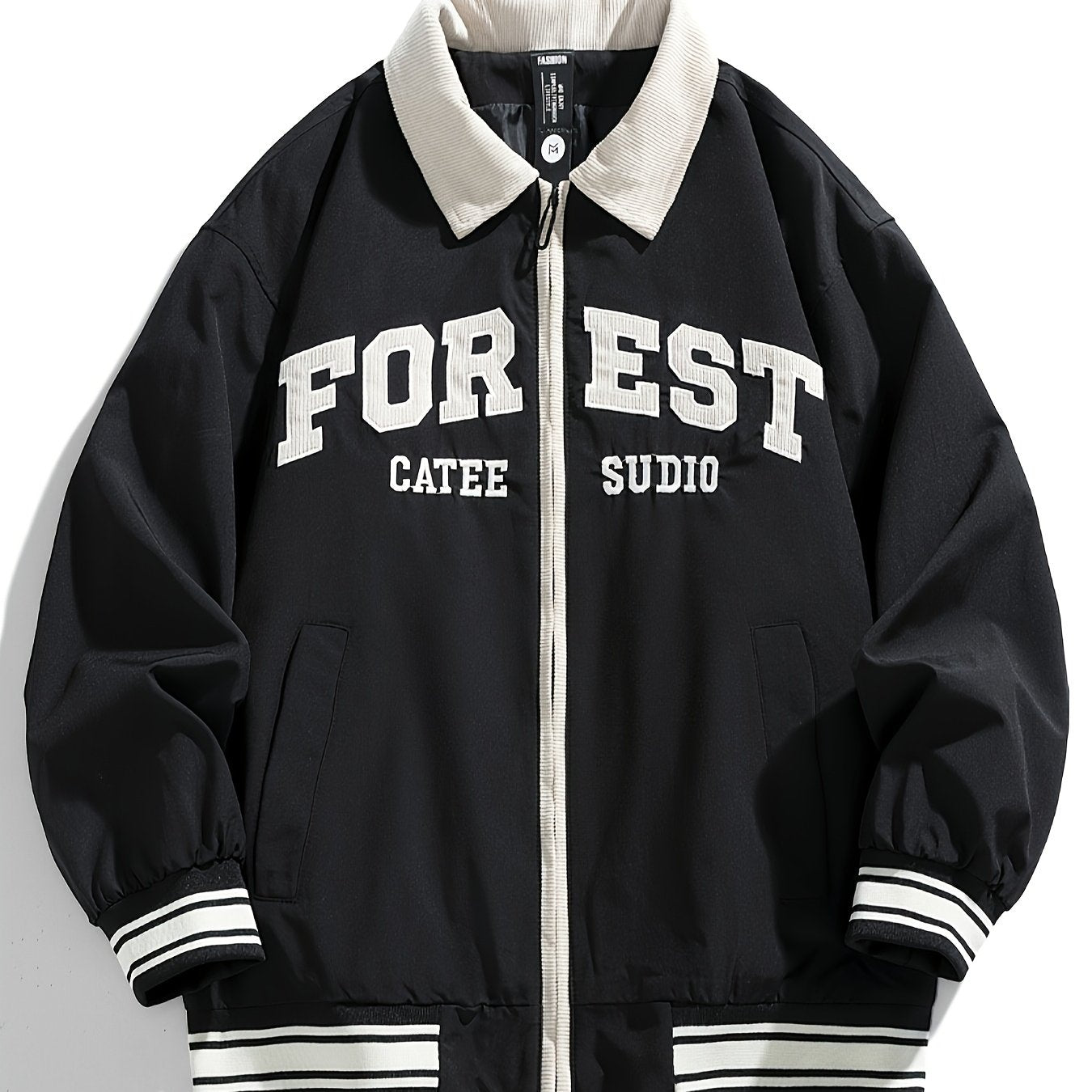 Embroidered Bomber Jacket