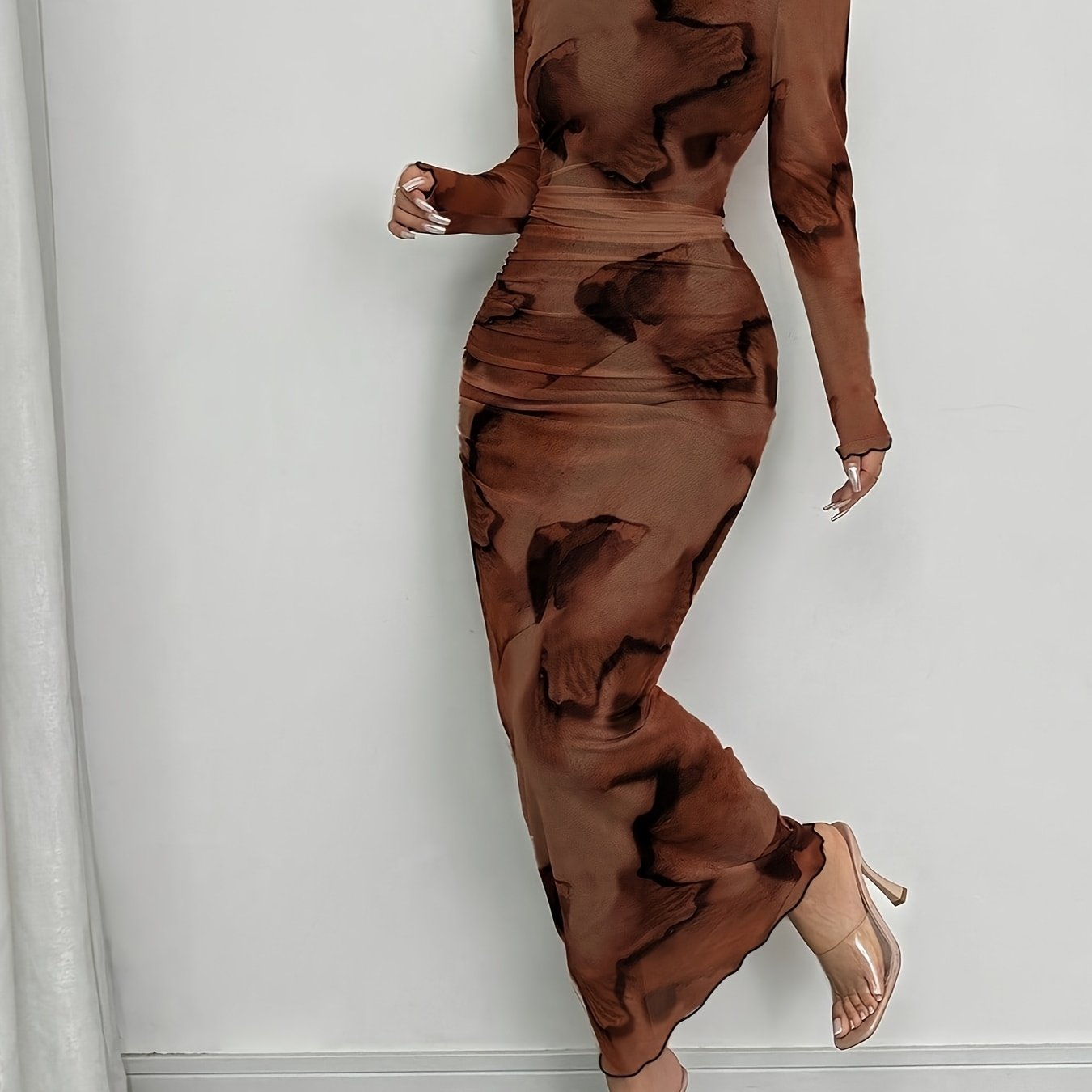 Women's Elegant Long Sleeve Dress