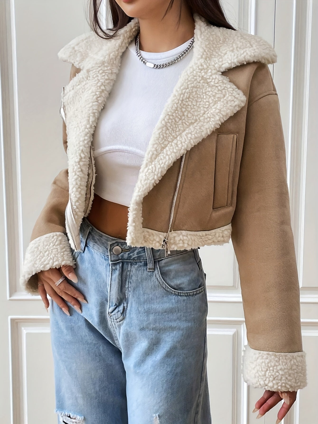 Women'S Faux Fur Jacket