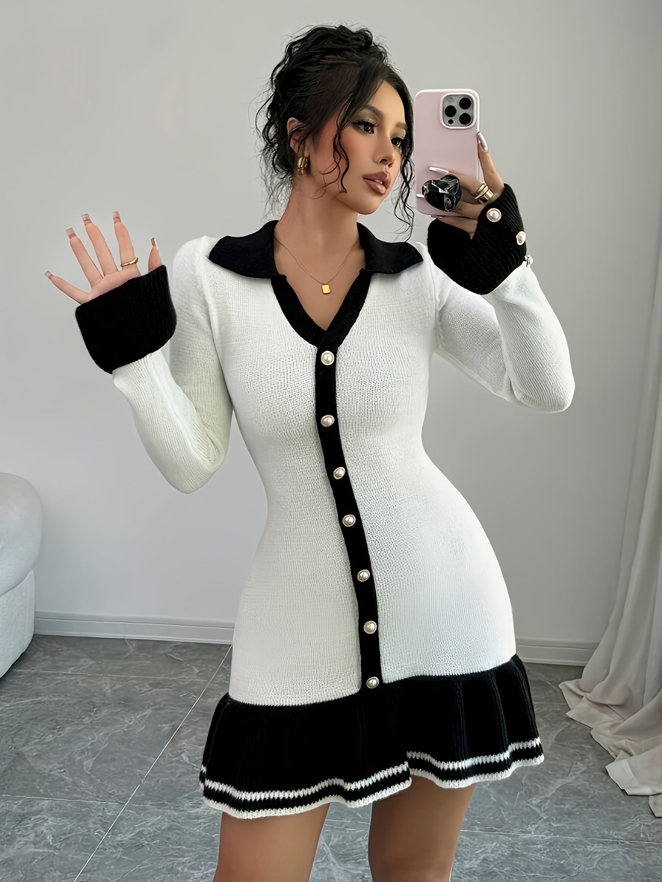 Women's Fabric Dress Elegant Targeted Style