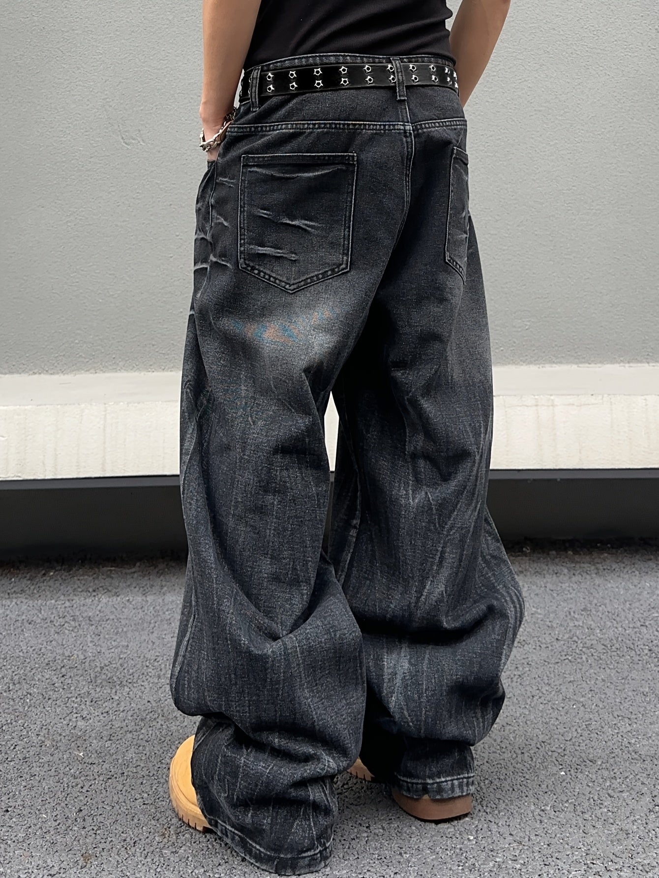 Men's Vintage Washed Jeans