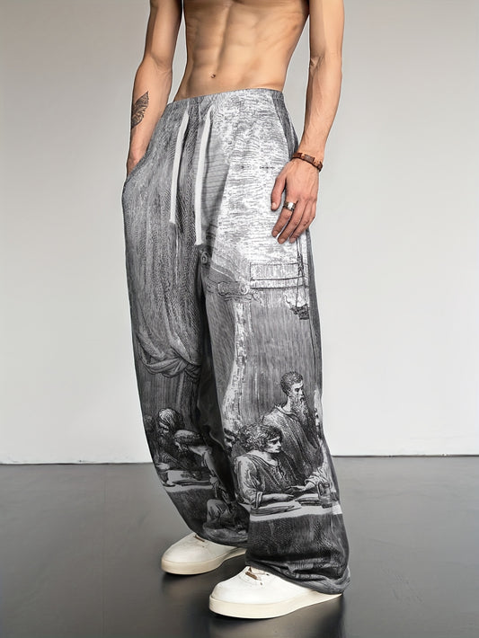 The Last Supper Graphic Pants