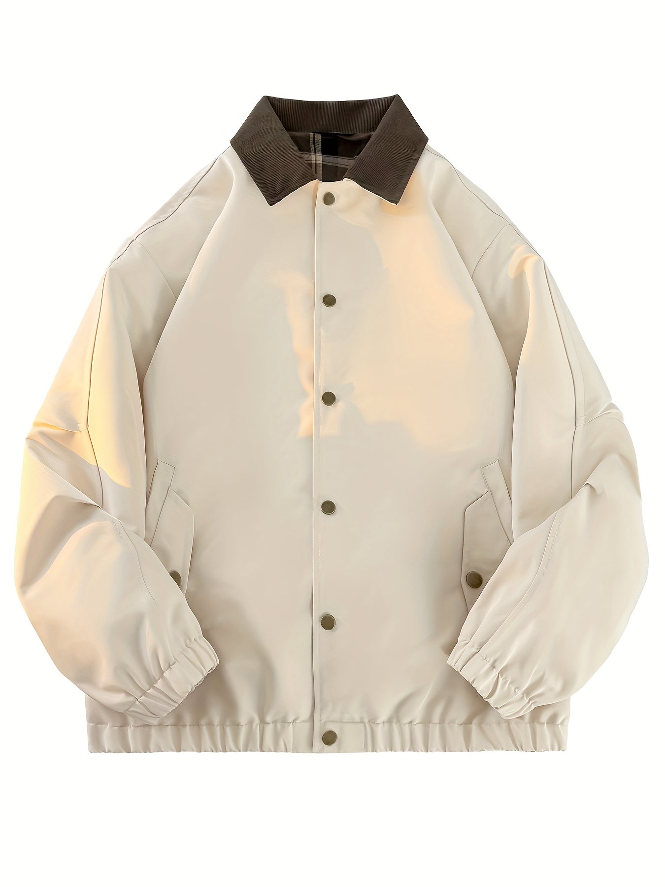 Vintage Turn-Collar Jacket