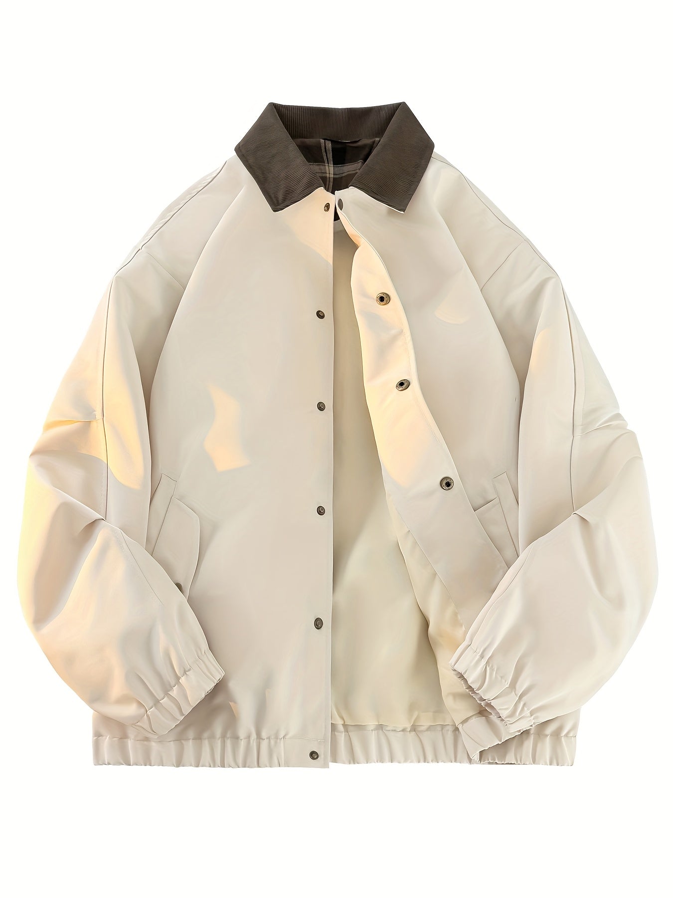 Vintage Turn-Collar Jacket