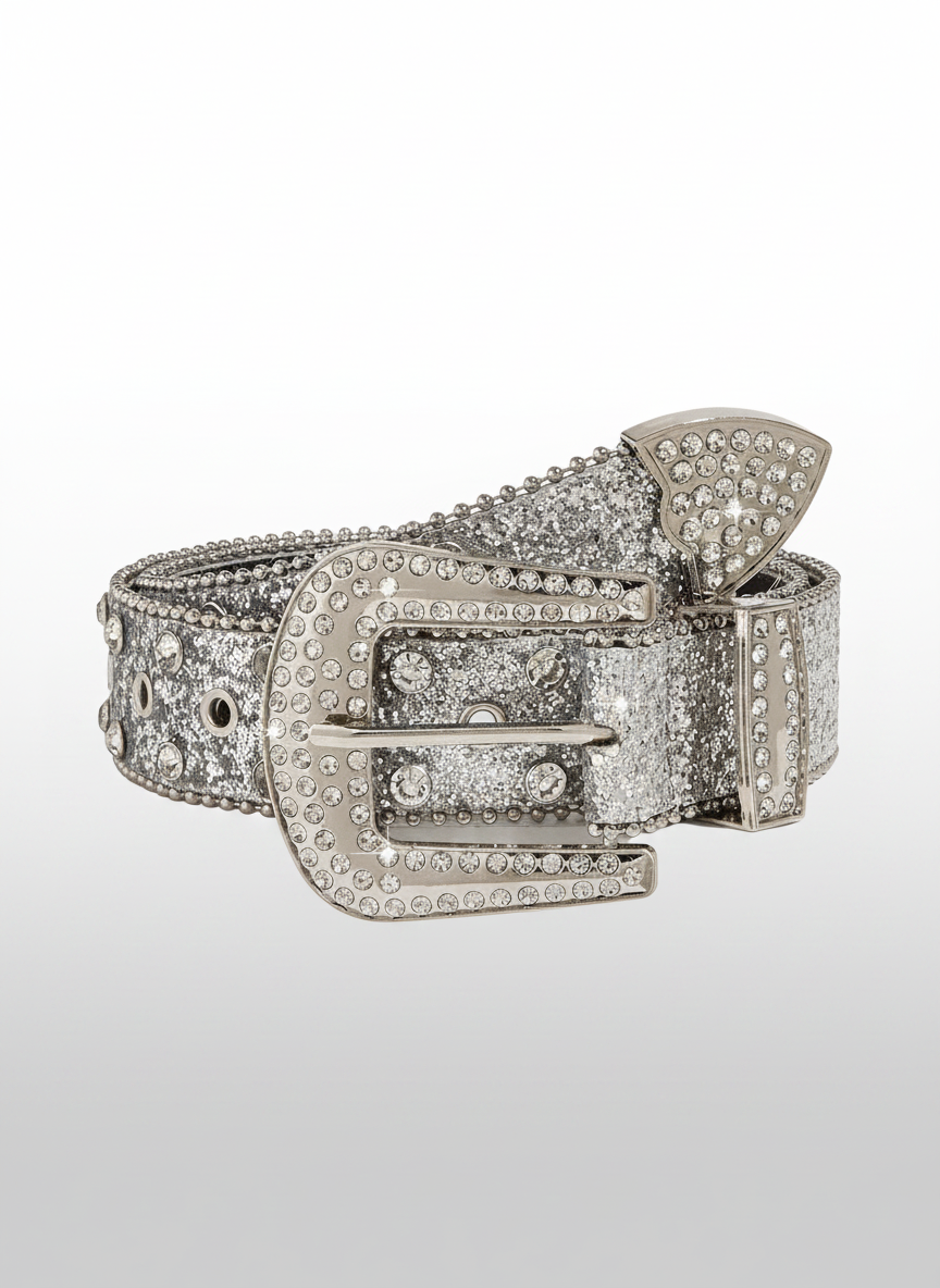 Crystal Eye Studded Heavy Duty Belt