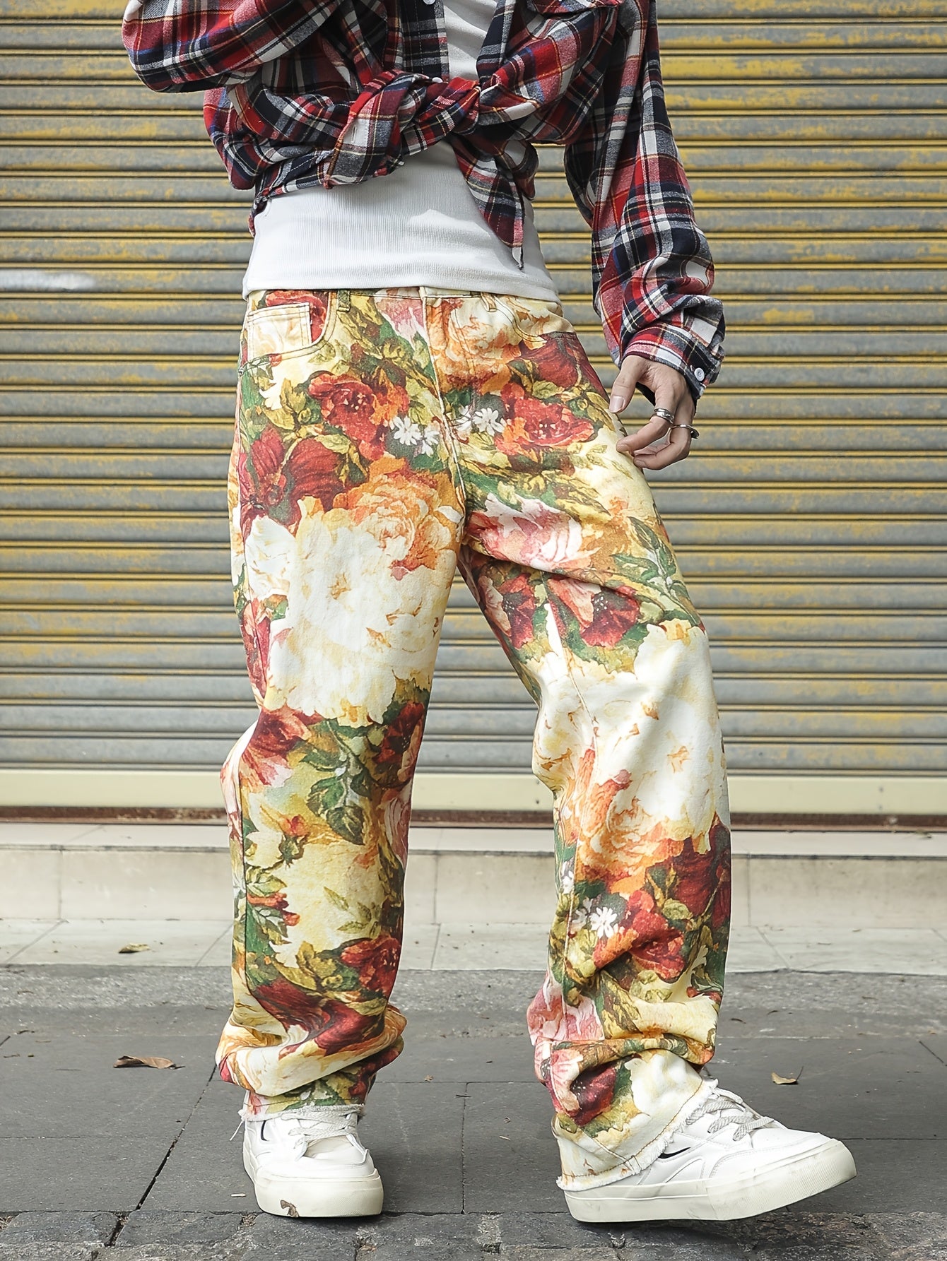 Floral Print Pants